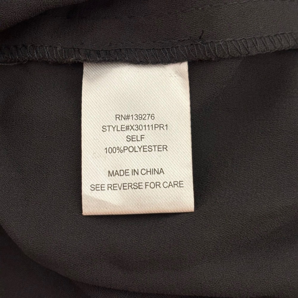 Black Hooded Utility Vest Plus Size 2X  Drawstring Pockets Daniel Rainn - Picture 4 of 8